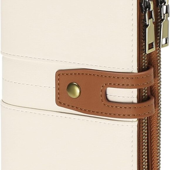 Women Wallet RFID Blocking Leather Trifold Compact Clutch Card Case Purse - Picture 1 of 7